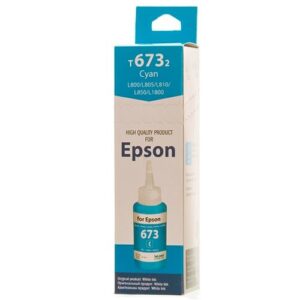 Чернила Epson T673 Cyan