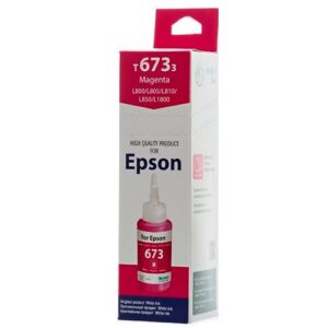 Чернила Epson T673 Magenta